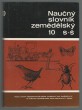 Naučný slovník zemědělský 10 S - Š