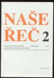 Naše řeč 2/2003