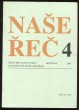 Naše řeč 4/2005