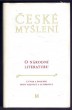 O národní literaturu