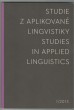 Studie z aplikované lingvistiky  1/2013